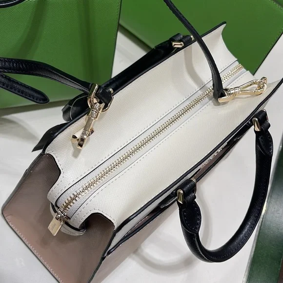 Kate Spade Madison Colorblock Saffiano Leather Small Satchel
Toasted Hazelnut - Picture 13 of 16